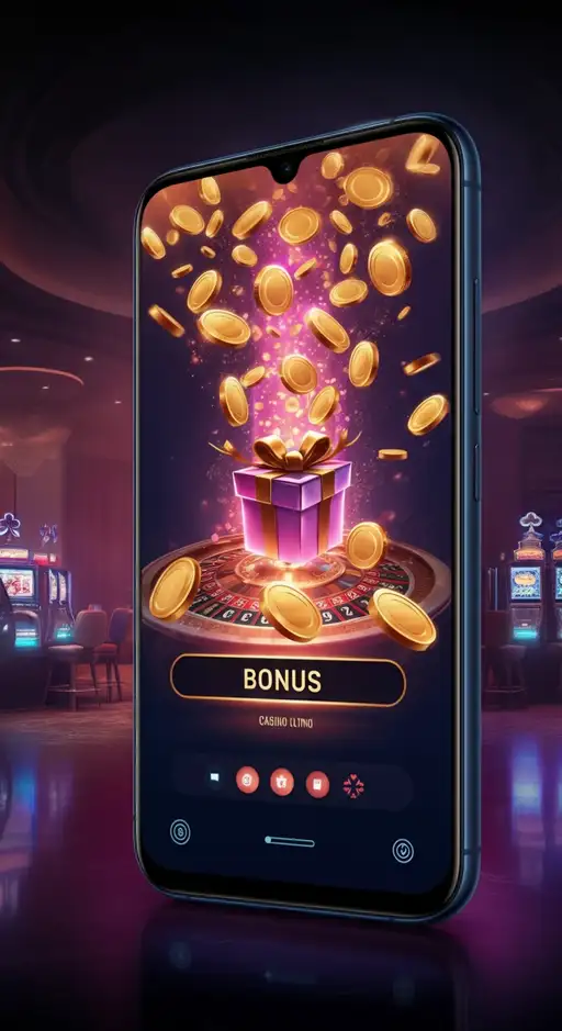 Interface mobile de Casino Twin présentant un bonus de bienvenue généreux avec des tours gratuits pour des machines à sous optimisées.